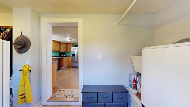 422 Washington St, Ishpeming, MI 49849 - washroom with light wood-type flooring