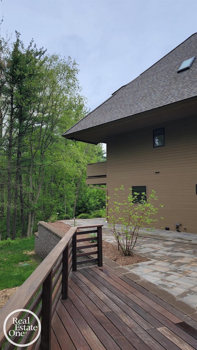 966 Pine Needle Trl, Oakland Twp, MI 48306 - view of wooden deck