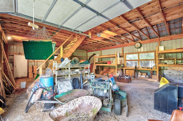 7975 00.25 Rd, Garden, MI 49835 - view of garage