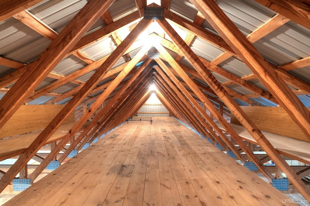 7975 00.25 Rd, Garden, MI 49835 - view of unfinished attic