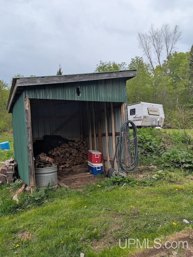 24662 Mud Creek Rd, Mass City, MI 49948 - view of pole building
