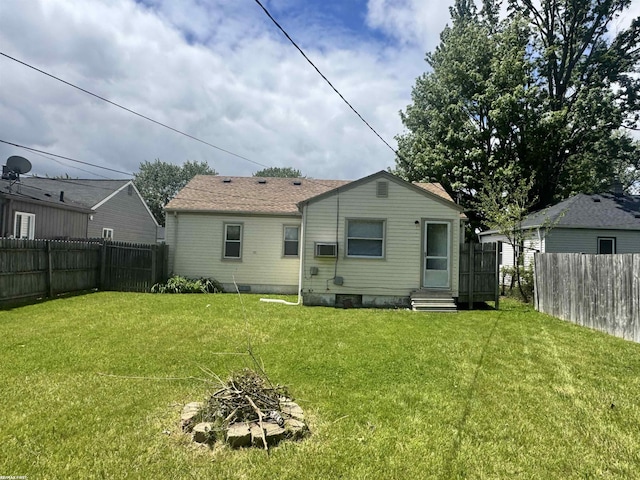 25230 Lehner St, Roseville, MI 48066 - rear view of property with entry steps and crawl space