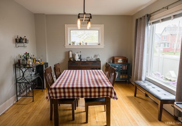 1302 N 3rd St, Ishpeming, MI 49849 - dining room with light wood-style floors