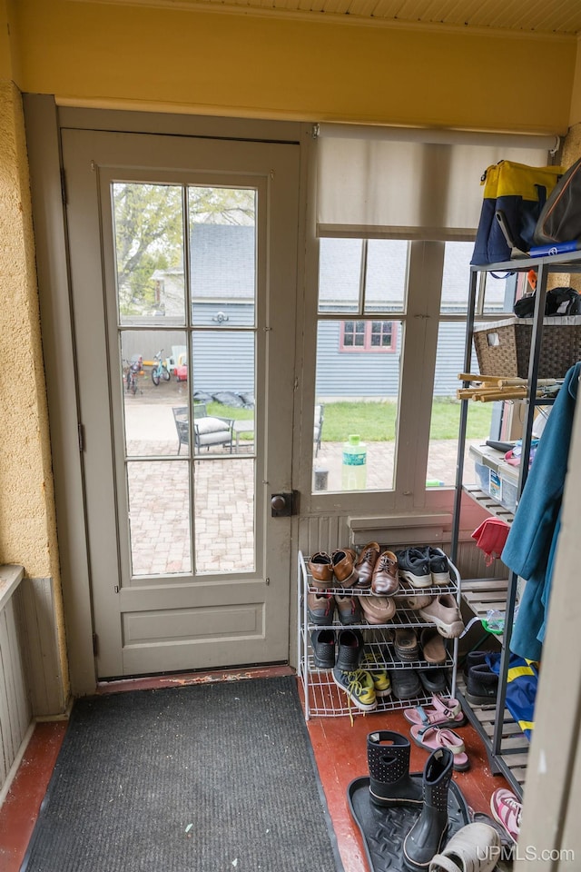 1302 N 3rd St, Ishpeming, MI 49849 - doorway to outside featuring plenty of natural light