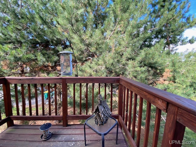 101-103 Juliet St, Marquette, MI 49855 - view of wooden terrace