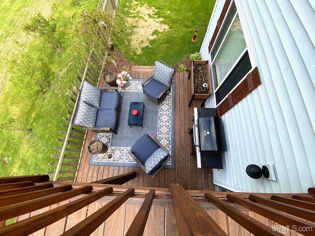 101-103 Juliet St, Marquette, MI 49855 - view of wooden deck