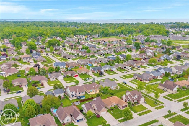 49204 Stratford Dr, Chesterfield Twp, MI 48047 - aerial view of property's location featuring nearby suburban area