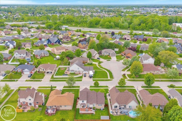 49204 Stratford Dr, Chesterfield Twp, MI 48047 - aerial view of residential area