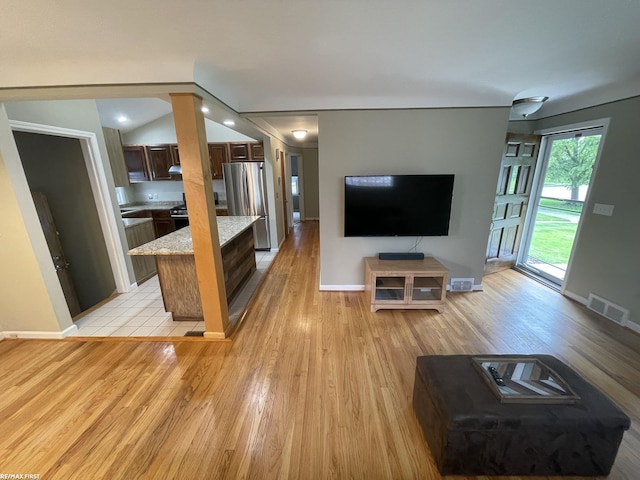 2029 Manchester Rd, Grosse Pointe Woods, MI 48236 - living room with light wood finished floors and baseboards