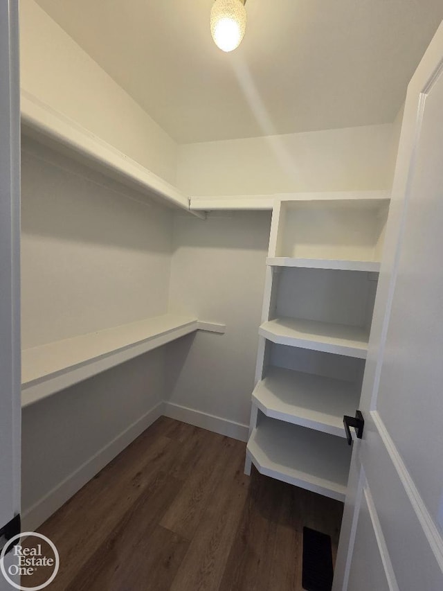 53340 Washington St, New Baltimore, MI 48047 - spacious closet featuring dark wood-style flooring