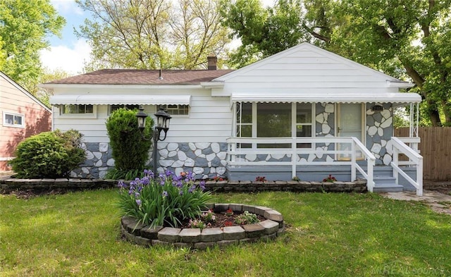 27922 Rosewood St, Inkster, MI 48141 - view of front of house with a chimney
