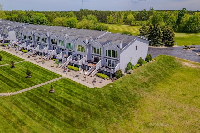 1750 Castleview Ct, Gladwin, MI 48624 - drone / aerial view of a heavily wooded area