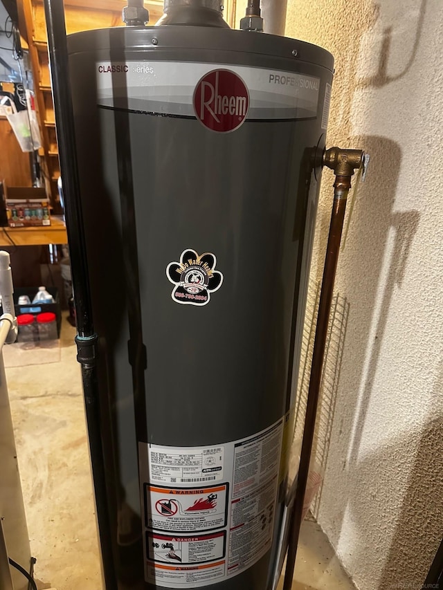 5408 Holy Cross Ct, Warren, MI 48091 - detailed view of gas water heater