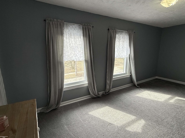 1009 May St, Lansing, MI 48906 - carpeted spare room featuring baseboards and a textured ceiling