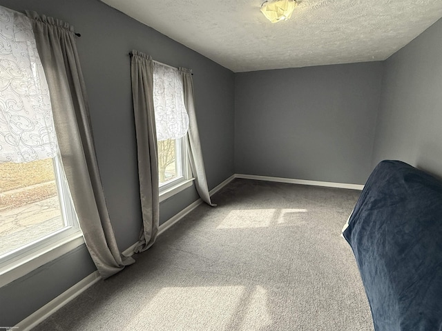 1009 May St, Lansing, MI 48906 - carpeted empty room with baseboards and a textured ceiling