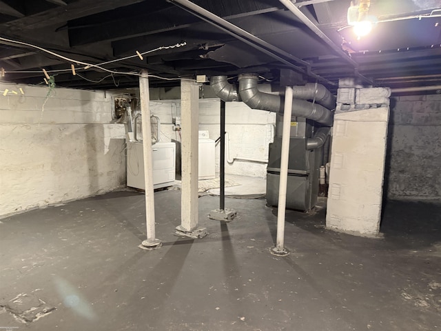 1009 May St, Lansing, MI 48906 - unfinished basement featuring heating unit