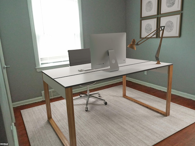 21102 Lancaster St, Harper Woods, MI 48225 - office space featuring baseboards and wood finished floors