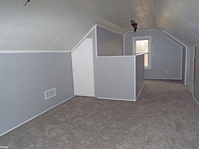 21102 Lancaster St, Harper Woods, MI 48225 - additional living space with vaulted ceiling and carpet floors