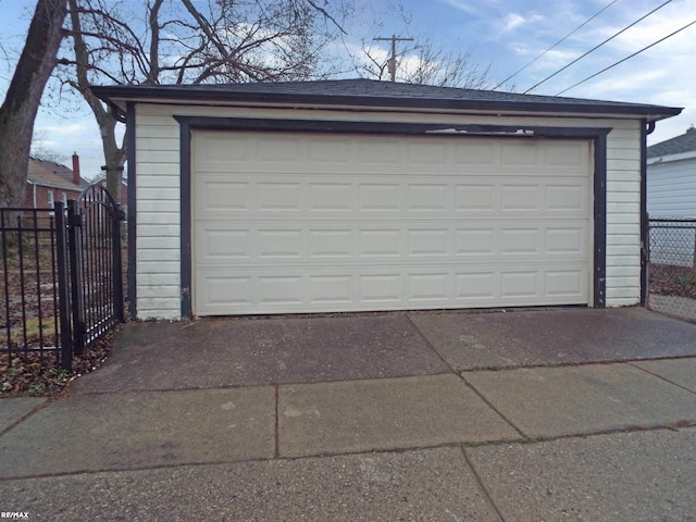 21102 Lancaster St, Harper Woods, MI 48225 - view of detached garage