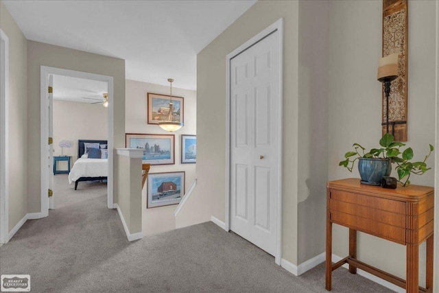 4916 Royal Cove Dr, Shelby Twp, MI 48316 - hall with carpet floors and baseboards