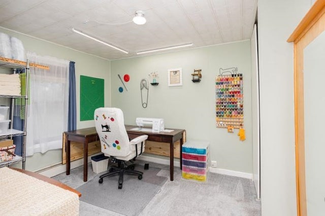 4449 S M 18 Hwy, Beaverton, MI 48612 - office featuring carpet floors and baseboards