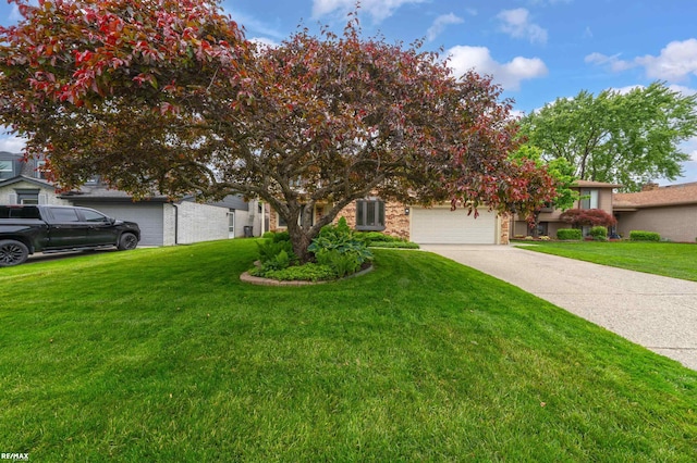 39067 Baroque Blvd, Clinton Township, MI 48038 - obstructed view of property featuring a front yard and driveway