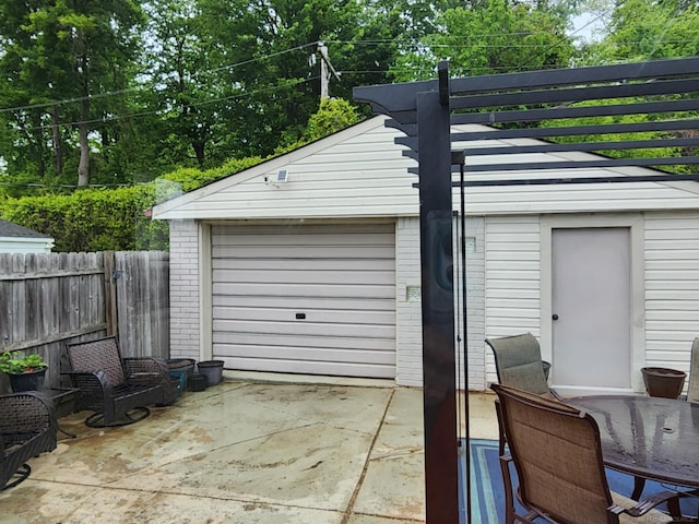 24725 Orchid St, Harrison Twp, MI 48045 - garage featuring concrete driveway