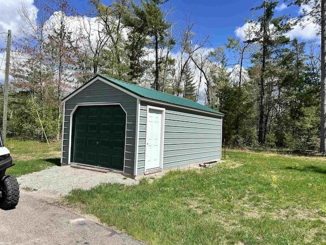 5077 Henry Hwy, Lewiston, MI 49756 - view of detached garage