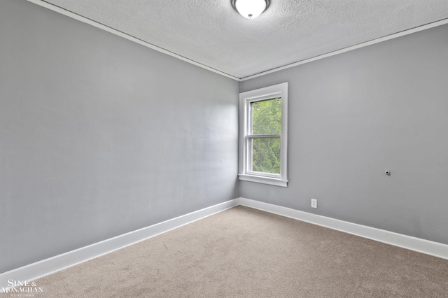 5553 Nottingham Rd, Detroit, MI 48224 - carpeted empty room featuring a textured ceiling and baseboards