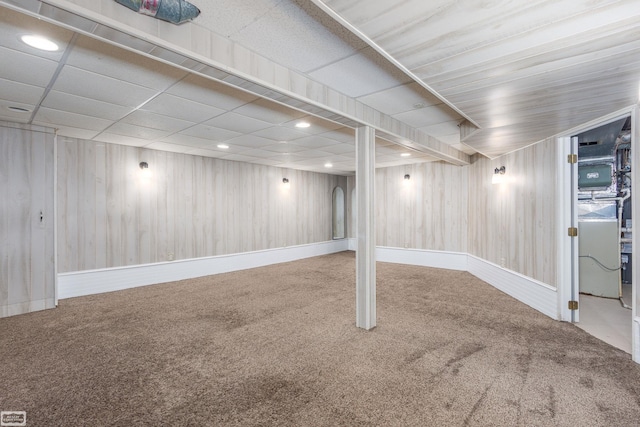 33519 Groth Ave, Sterling Heights, MI 48312 - finished below grade area featuring carpet flooring and recessed lighting