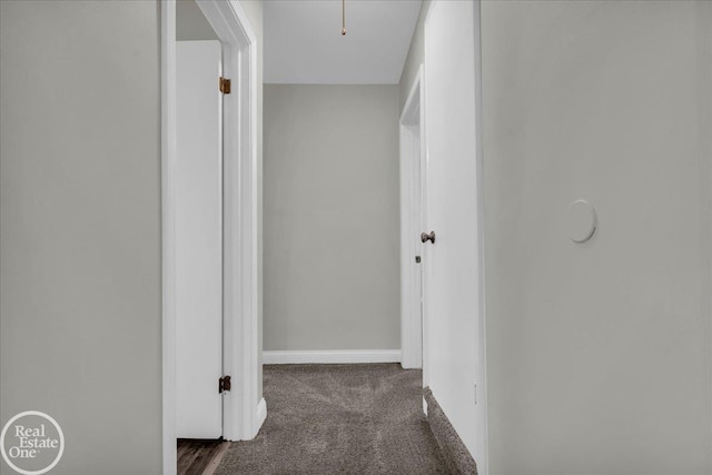 1011 Garfield St, Port Huron, MI 48060 - hall with dark carpet and baseboards
