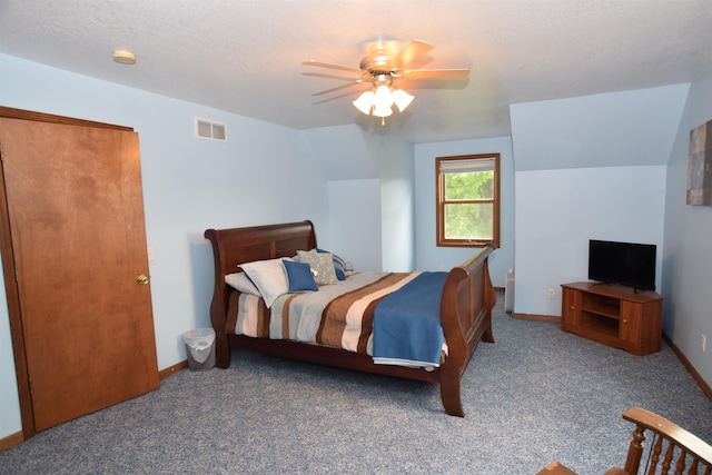 3850 Mando Ct, Coleman, MI 48611 - bedroom with carpet, baseboards, and a ceiling fan