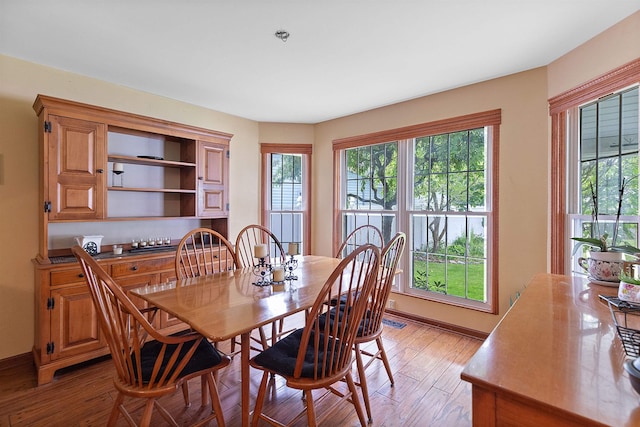 48816 Point Lakeview Dr, Chesterfield Twp, MI 48047 - dining space with light wood-style floors and baseboards