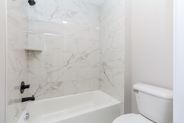 27633 Maryjane Ln E, Chesterfield Twp, MI 48047 - bathroom with toilet and washtub / shower combination