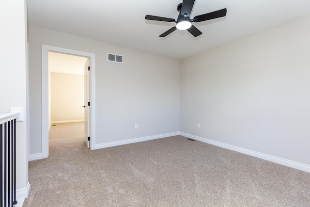 27633 Maryjane Ln E, Chesterfield Twp, MI 48047 - carpeted empty room featuring ceiling fan and baseboards