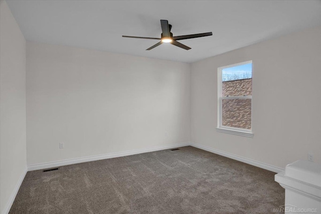 27645 Maryjane Ln E, Chesterfield Twp, MI 48047 - carpeted spare room with a ceiling fan and baseboards