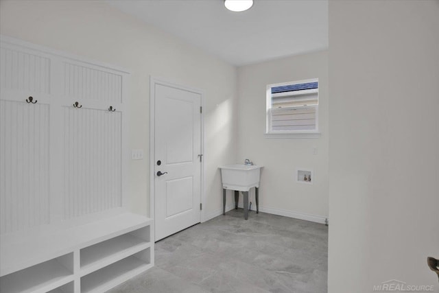 27645 Maryjane Ln E, Chesterfield Twp, MI 48047 - mudroom with baseboards