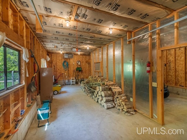 E1849 H44 Hwy, Trenary, MI 49891 - misc room featuring unfinished concrete flooring