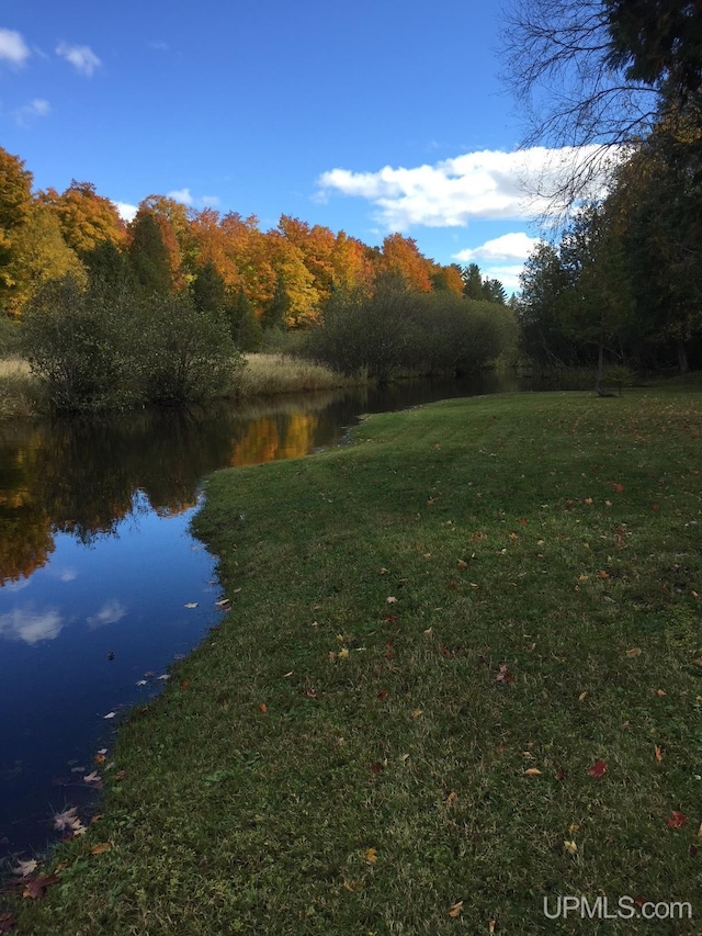 E1849 H44 Hwy, Trenary, MI 49891 - water view featuring a forest