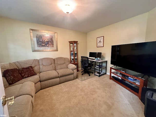 39148 Canterbury Dr, Harrison Twp, MI 48045 - living area featuring carpet flooring and a desk