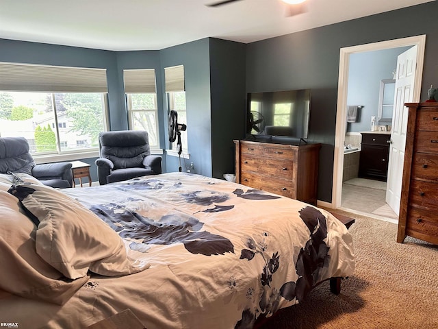39148 Canterbury Dr, Harrison Twp, MI 48045 - carpeted bedroom featuring connected bathroom
