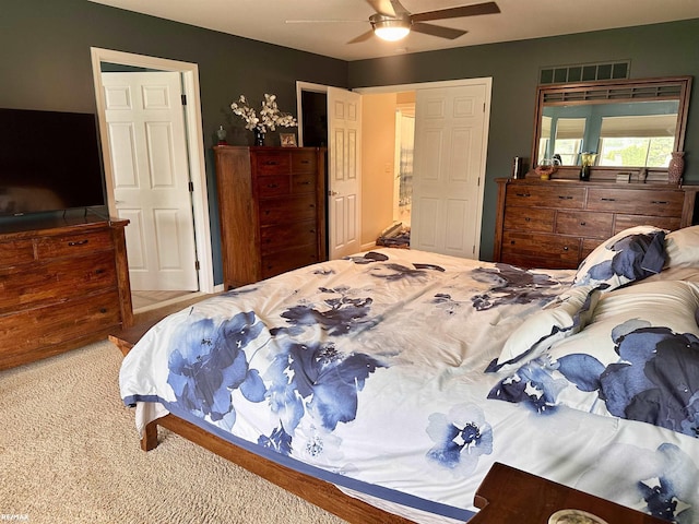 39148 Canterbury Dr, Harrison Twp, MI 48045 - bedroom with carpet floors and ceiling fan