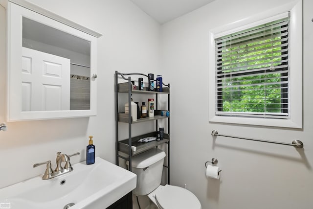 3620 Lakeshore Dr, Lapeer, MI 48446 - bathroom with toilet and vanity