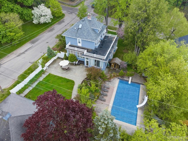 624 E G St, Iron Mountain, MI 49801 - view from above of property