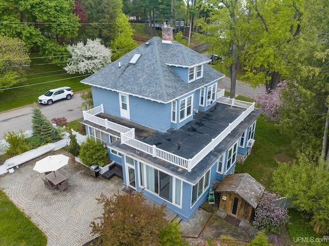 624 E G St, Iron Mountain, MI 49801 - view from above of property