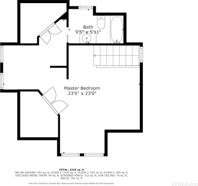 624 E G St, Iron Mountain, MI 49801 - floor plan / room layout