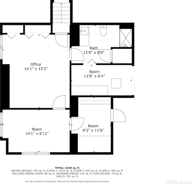 624 E G St, Iron Mountain, MI 49801 - floor plan / room layout