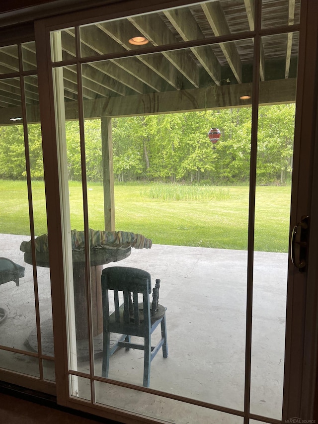 815 Cove Rd, Wales, MI 48027 - view of doorway to outside