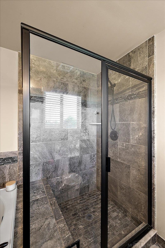 29696 Kevin Rd, New Baltimore, MI 48051 - bathroom featuring a stall shower