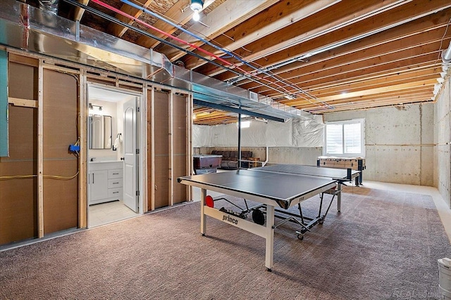 29696 Kevin Rd, New Baltimore, MI 48051 - view of recreation room